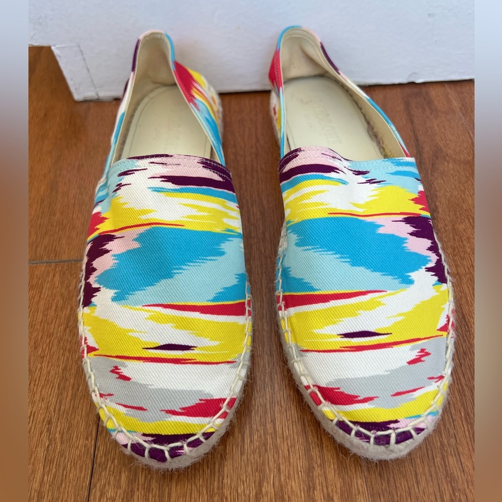 Missoni Multicolor Ikat Canvas Espadrilles Flats EU 40 / US 9 | Slip-On Summer S